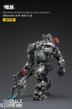 JoyToy Source 1/25 Steel Bone Fighting Mecha 09 Silver Guardian W/ Pilot -Action Figures Store 01e8563b81