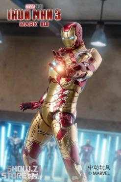 ZT Toys Marvel Licensed 1/10 Iron Man Mark 42 W/ LED -Action Figures Store 02deb056da