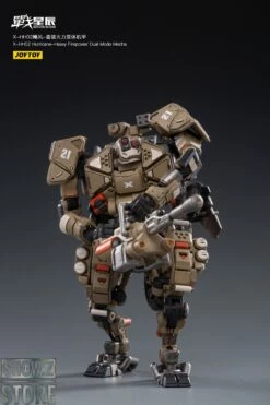 JoyToy Source 1/18 X-HH02 Hurricane Heavy Firepower Dual Mode Mecha Sand Version -Action Figures Store 0432ee1cc7