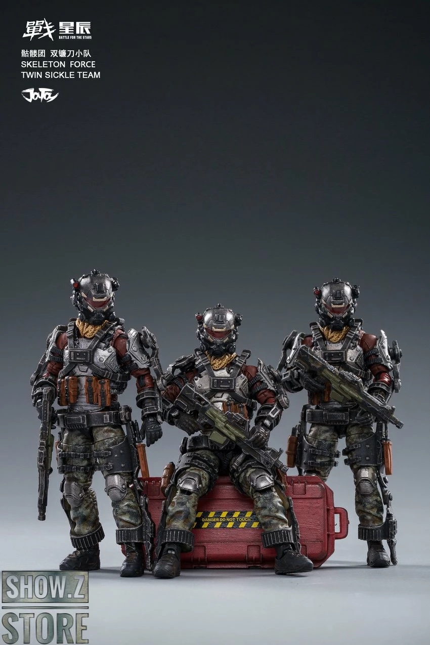 JoyToy Source 1/18 War Stars Skeleton Forces Double Sickle Squad & Helan Set Of 4 8 JoyToy Source 1/18 War Stars Skeleton Forces Double Sickle Squad & Helan Set Of 4 - Image 6
