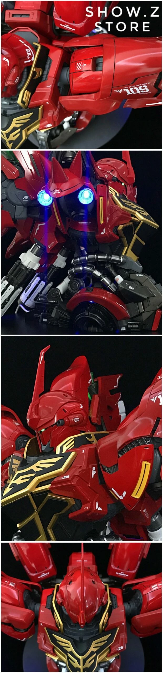 BSC Yihui YH Model 1/35 MSN-06S MNS06S SINANJU New Zeon Customized Gundam Bust Model Kit 13 BSC Yihui YH Model 1/35 MSN-06S MNS06S SINANJU New Zeon Customized Gundam Bust Model Kit - Image 11