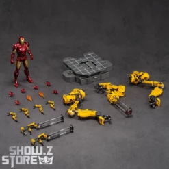 ZT Toys 1/10 Iron Man Mark 4 W/ Suit-Up Gantry Action Figure Set -Action Figures Store 084f02ccbc