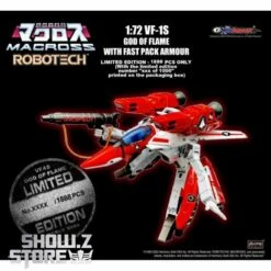 KitzConcept 1/72 Macross VF-1S God Of Flame W/ Fast Pack Armor Limited Edition 11 KitzConcept 1/72 Macross VF-1S God Of Flame W/ Fast Pack Armor Limited Edition -Action Figures Store 0ae1f21d22