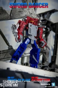 Dr.Wu Sword Dancer Slamdance DW-E07 Traveler Plane Raindance & DW-E08 Patriot Tank Grandslam Set Of 2 Animation Version -Action Figures Store 105ae54ca0