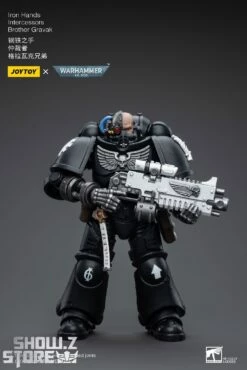 JoyToy Source 1/18 Warhammer 40K Iron Hands Intercessors Brother Gravak -Action Figures Store 11387d0660