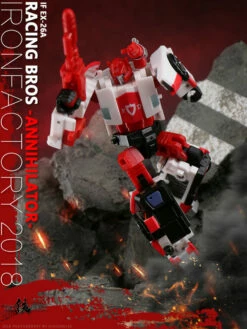 IronFactory EX-26A Racing Bros Annihilator Red Alert -Action Figures Store 1371f5a0ac