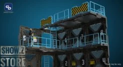 FreshRetro 1/18 1/24 SIB04 Scene In Box Fortifications-B Model Kit -Action Figures Store 159c8964d9