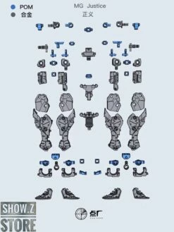 Point Factory Studio PFS02-2 Metal Parts For Bandai MG ZGMF-X09A Justice Gundam -Action Figures Store 16d43673e0