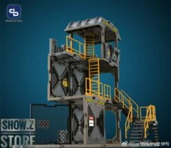 FreshRetro 1/18 1/24 SIB02 Scene In Box Guard Tower Model Kit -Action Figures Store 173830678e