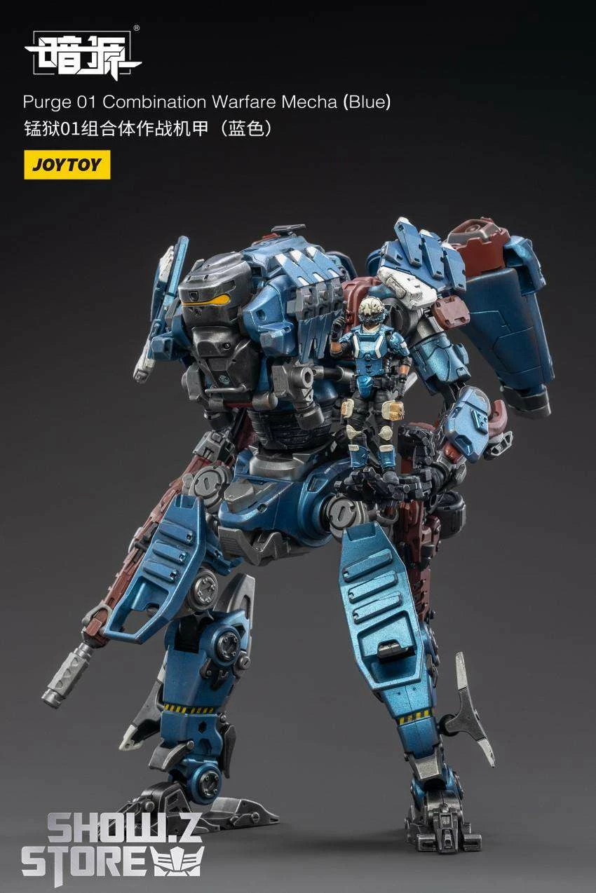 JoyToy Source 1/25 Purge 01 Combination Warfare Mecha Blue Version W/ Pilot 15 JoyToy Source 1/25 Purge 01 Combination Warfare Mecha Blue Version W/ Pilot - Image 13