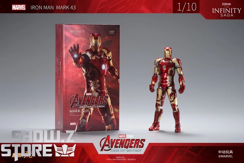 ZT Toys Marvel Licensed 1/10 Iron Man Mark 43 5 ZT Toys Marvel Licensed 1/10 Iron Man Mark 43 - Image 3
