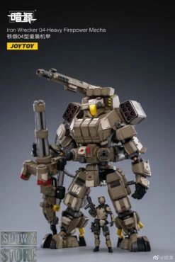 JoyToy Source 1/24 Iron Wrecker 04 Heavy Firepower Mecha W/ Pilot -Action Figures Store 1a11b86230