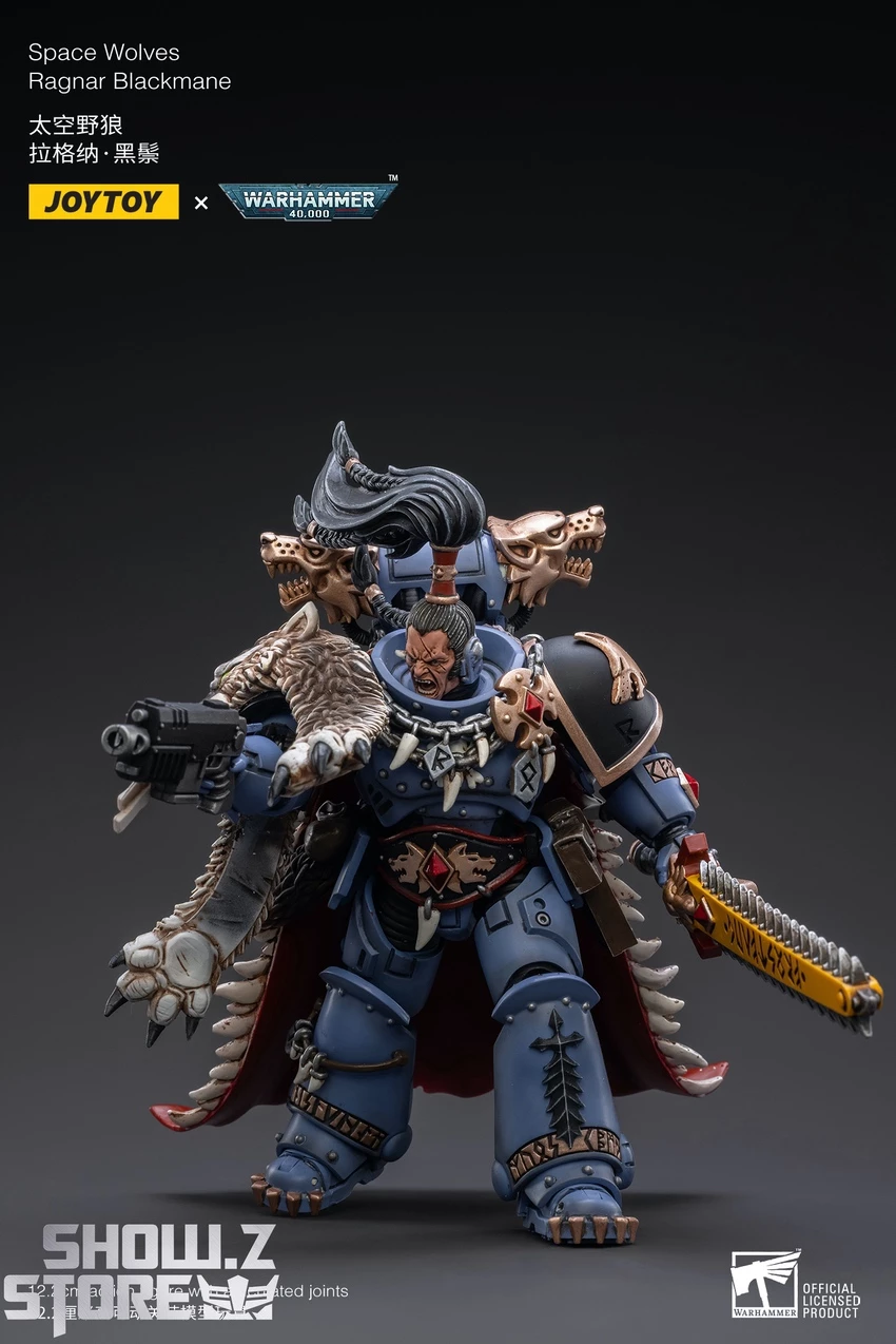 JoyToy Source 1/18 Warhammer 40K Space Wolves Ragnar Blackmane 8 JoyToy Source 1/18 Warhammer 40K Space Wolves Ragnar Blackmane - Image 6