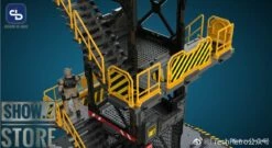 FreshRetro 1/18 1/24 SIB01 Scene In Box Watchtower Model Kit -Action Figures Store 1af75a380b