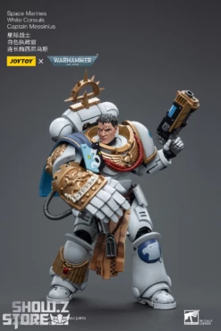 JoyToy Source 1/18 Warhammer 40K Space Marines White Consuls Captain Messinius -Action Figures Store 20d33699d6