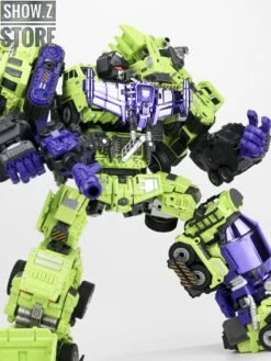 Generation Toy GT-99 Gravity Builder Devastator Metallic Painted Limited Version W/ Upgrade Kit -Action Figures Store 2103e12f71