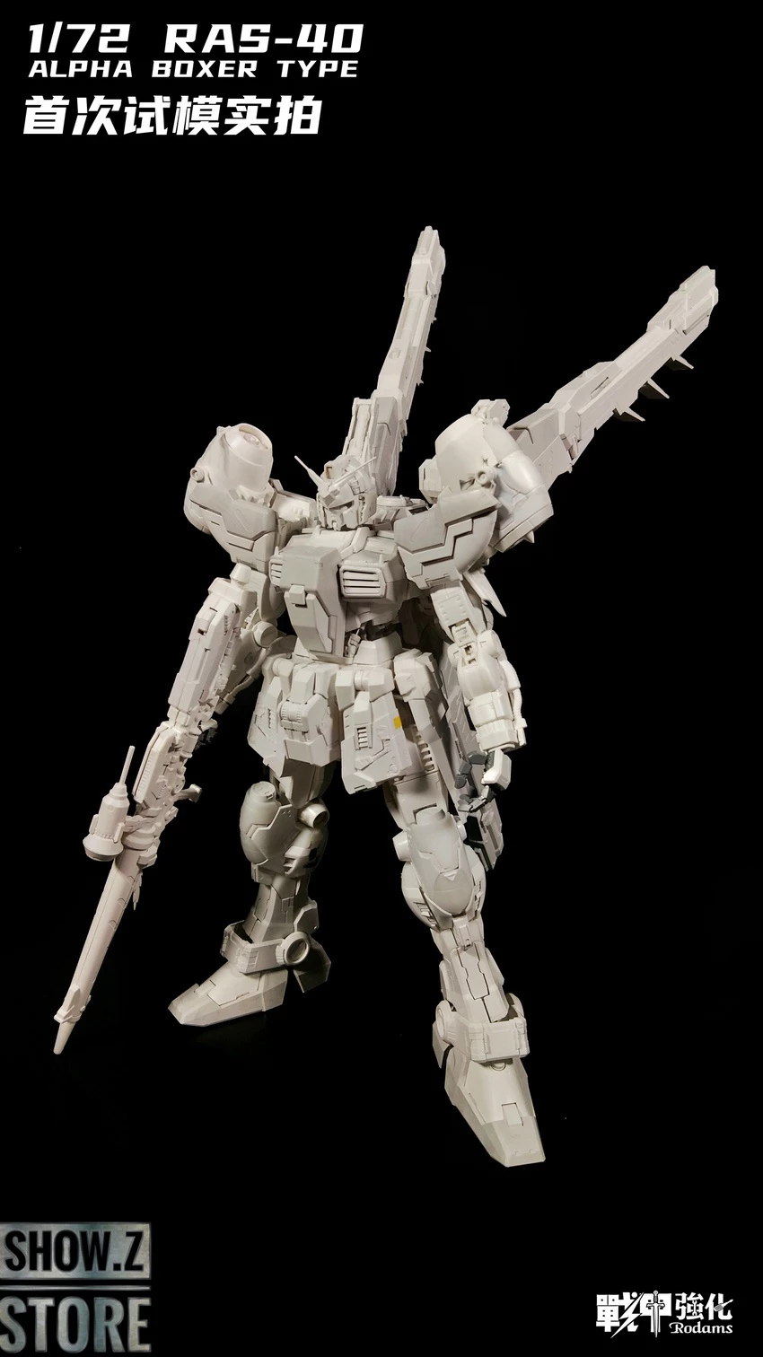 Rodams 1/72 RAS-40 Alpha Boxer RX-78 GP03S Gundam Model Kit Clear Version 7 Rodams 1/72 RAS-40 Alpha Boxer RX-78 GP03S Gundam Model Kit Clear Version - Image 5