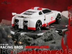 IronFactory EX-26A Racing Bros Annihilator Red Alert -Action Figures Store 27b7dd9cce
