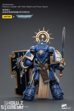 JoyToy Source 1/18 Warhammer 40K Ultramarines Primaris Captain With Relic Shield And Power Sword -Action Figures Store 2a57cfe2b6