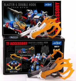 Spark Blaster & Double Hook For LT02 MPM-04 MPM04 Optimus Prime Upgrade Kit Silver & Grey -Action Figures Store 2b5a4ccf95