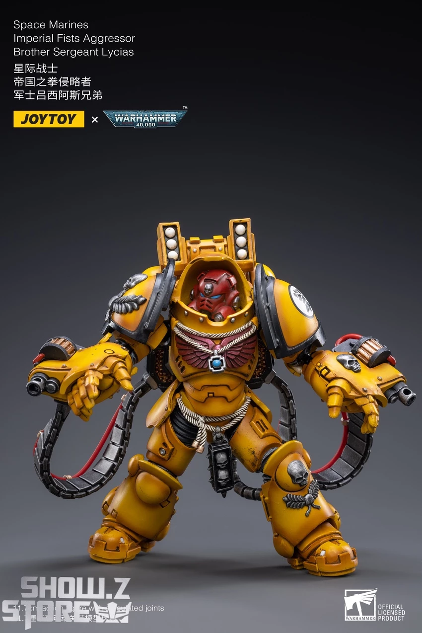 JoyToy Source 1/18 Warhammer 40K Imperial Fists Intercessors Brother Sergeant Lycias 9 JoyToy Source 1/18 Warhammer 40K Imperial Fists Intercessors Brother Sergeant Lycias - Image 7