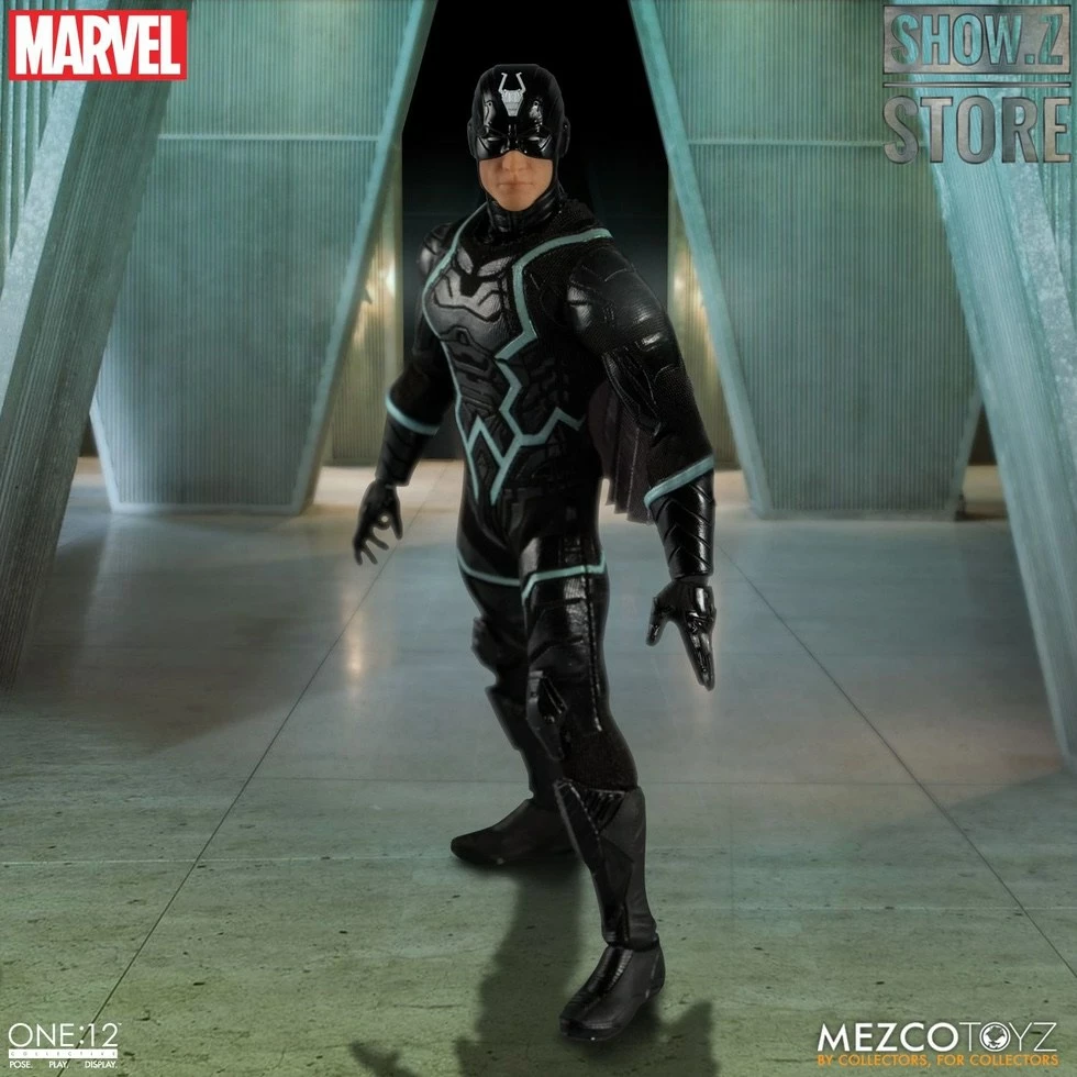 MEZCO Toyz One:12 Black Bolt & Lockjaw Two-Pack 9 MEZCO Toyz One:12 Black Bolt & Lockjaw Two-Pack - Image 7