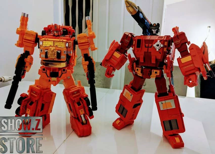 FansHobby MB-06D Power Baser Optimus Prime & MB-11D God Armor God Bomber Orange Version Set Of 2 12 FansHobby MB-06D Power Baser Optimus Prime & MB-11D God Armor God Bomber Orange Version Set Of 2 - Image 10