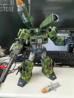 VISUAL Head Sculpt & Missiles Upgrade Kit For TFC STC-01B Supreme Tactical Commander Jungle Version -Action Figures Store 2da948d067