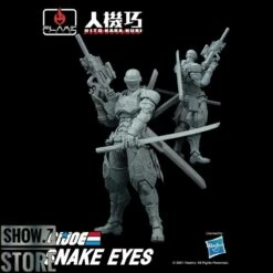 Flame Toys Hito Kara Kuri G.I.JOE Snake Eyes -Action Figures Store 2dcf1da05c
