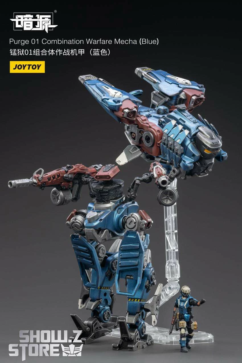 JoyToy Source 1/25 Purge 01 Combination Warfare Mecha Blue Version W/ Pilot 10 JoyToy Source 1/25 Purge 01 Combination Warfare Mecha Blue Version W/ Pilot - Image 8