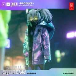 Snail Shell Dazzling Blue & Purple Cloth Coat For 1/10 & 1/12 Mecha Girl -Action Figures Store 33529fda09