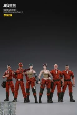 JoyToy Source 1/18 Mech Maintenance Team B Set Of 6 -Action Figures Store 34f111bfdf