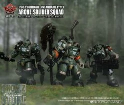 Toys Alliance 1/35 ARC-17 Yggdrasill Arche-Soilder Squad Standard Type Set Of 3 19 Toys Alliance 1/35 ARC-17 Yggdrasill Arche-Soilder Squad Standard Type Set Of 3 -Action Figures Store 372a0b5049