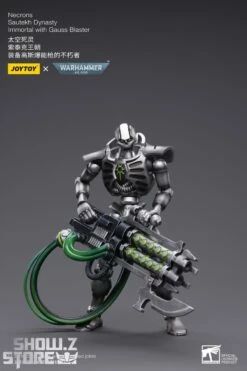 JoyToy Source 1/18 Warhammer 40K Necrons Sautekh Dynasty Immortal With Gauss Blaster -Action Figures Store 37487d1701