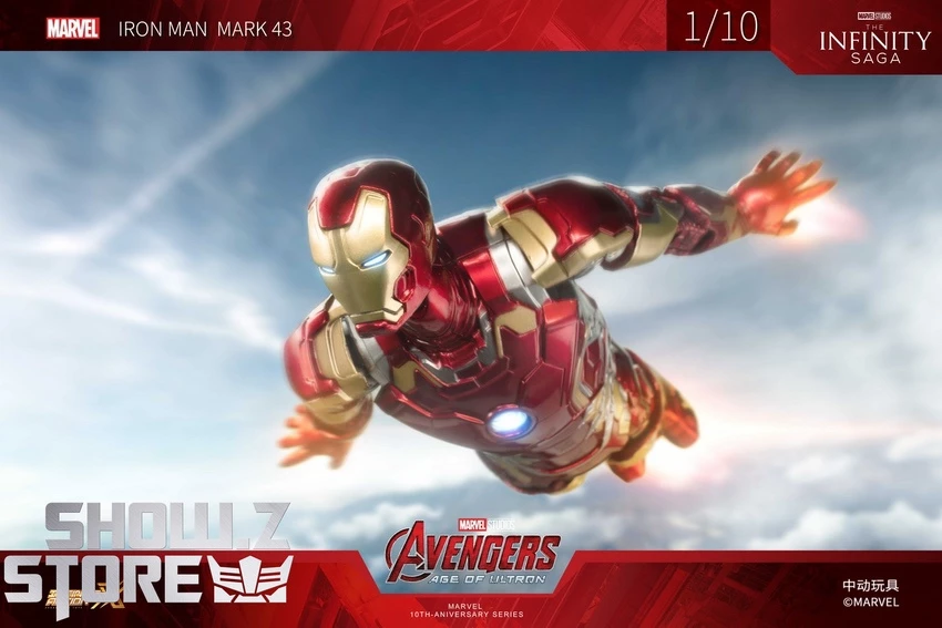 ZT Toys Marvel Licensed 1/10 Iron Man Mark 43 8 ZT Toys Marvel Licensed 1/10 Iron Man Mark 43 - Image 6