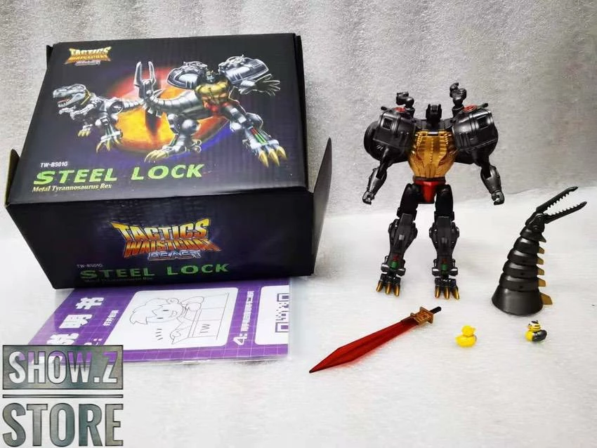 Toyworld TW-BS01G Steel Lock Grimlock Metallic Version 10 Toyworld TW-BS01G Steel Lock Grimlock Metallic Version - Image 8