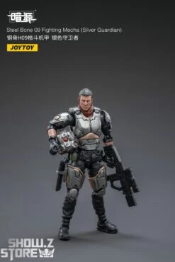 JoyToy Source 1/25 Steel Bone Fighting Mecha 09 Silver Guardian W/ Pilot -Action Figures Store 3a6387733a