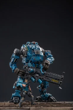 JoyToy Source Acid Rain 1/18 Freeman Machine Armor W/ Pilot Mechas & Soldiers Figure Set Navy Blue Version -Action Figures Store 3a75e14925