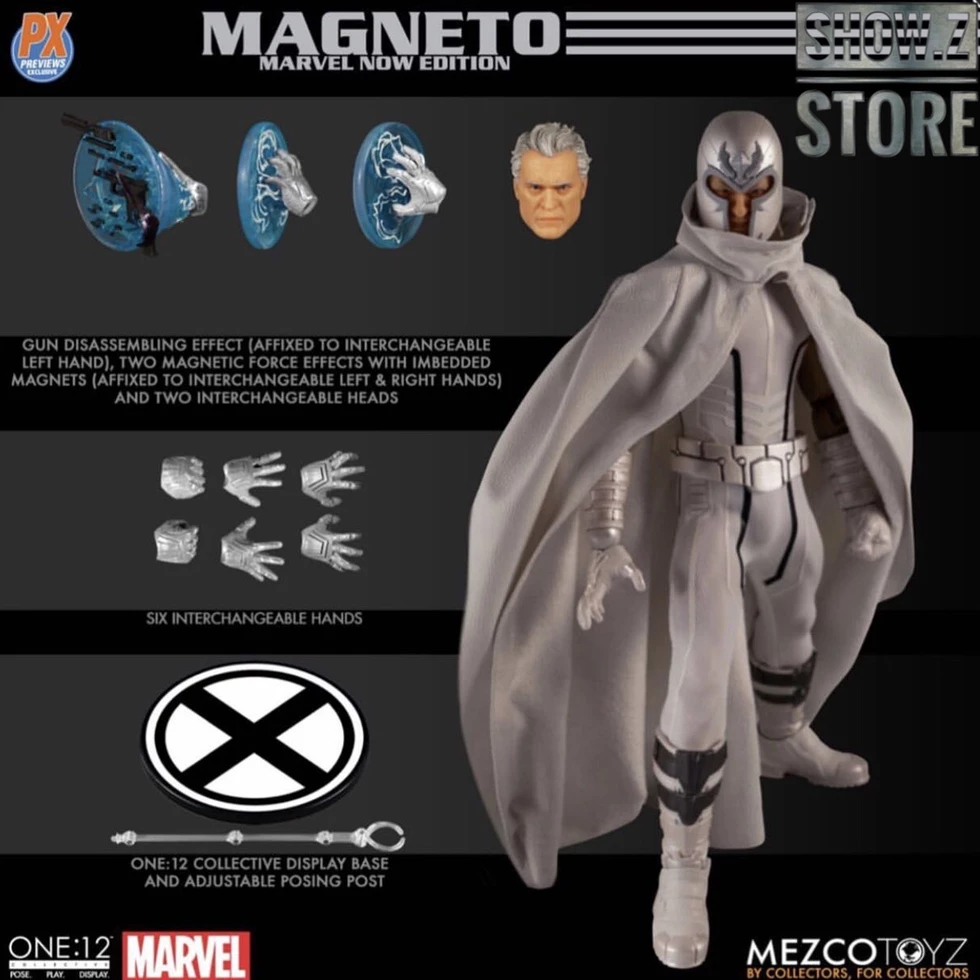 MEZCO Toyz One:12 Collective Magneto Marvel Now Edition 8 MEZCO Toyz One:12 Collective Magneto Marvel Now Edition - Image 6