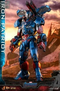Hot Toys HotToys HT MMS547D34 1/6 Avengers: Endgame Iron Patriot Iron Man Collectible Figure -Action Figures Store 3dafe28100