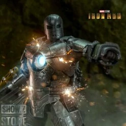 ZT Toys Marvel Licensed 1/10 Iron Man Mark 1 W/ LED -Action Figures Store 43485a418e