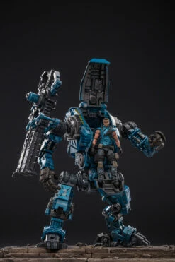 JoyToy Source Acid Rain 1/18 Freeman Machine Armor W/ Pilot Mechas & Soldiers Figure Set Navy Blue Version -Action Figures Store 44b7763ee2