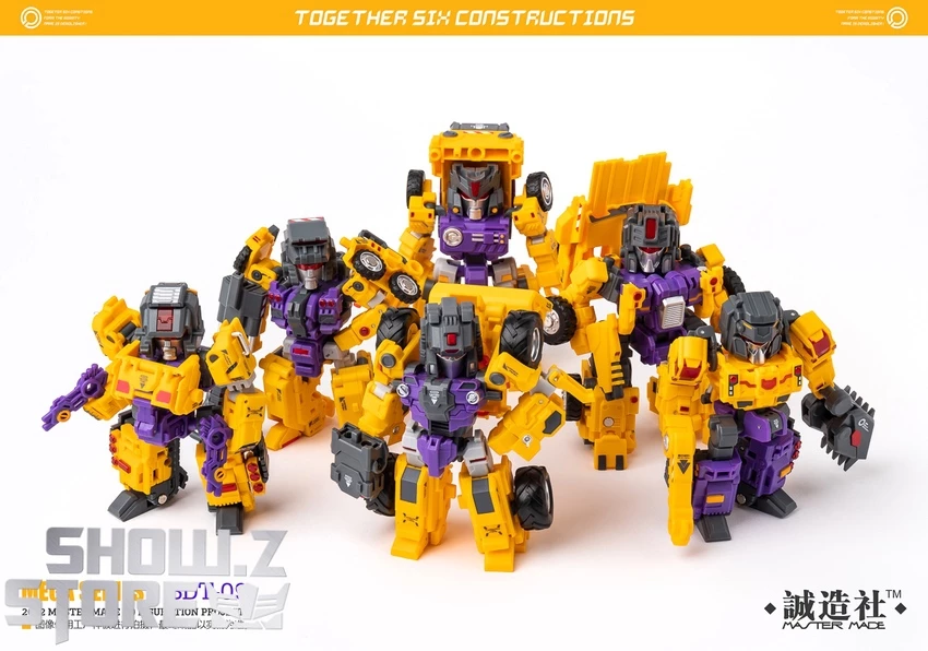 Master Made SDT-09 Demolisher Devastator Limited Yellow Version Full Set Of 6 14 Master Made SDT-09 Demolisher Devastator Limited Yellow Version Full Set Of 6 - Image 12