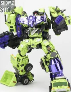 Generation Toy GT-99 Gravity Builder Devastator Metallic Painted Limited Version W/ Upgrade Kit -Action Figures Store 4867f8161d