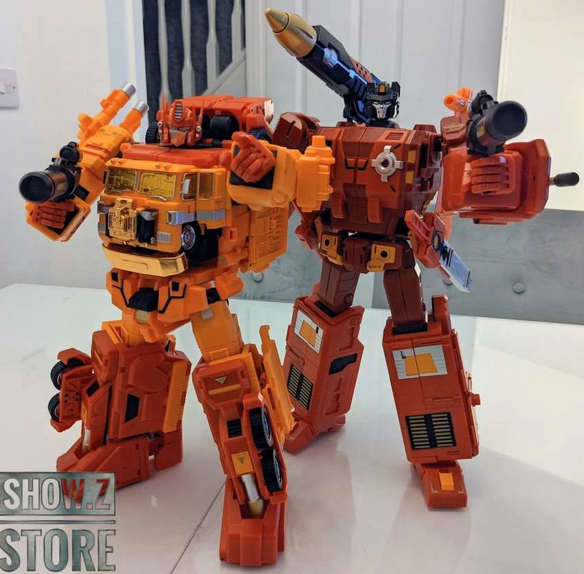FansHobby MB-06D Power Baser Optimus Prime & MB-11D God Armor God Bomber Orange Version Set Of 2 11 FansHobby MB-06D Power Baser Optimus Prime & MB-11D God Armor God Bomber Orange Version Set Of 2 - Image 9