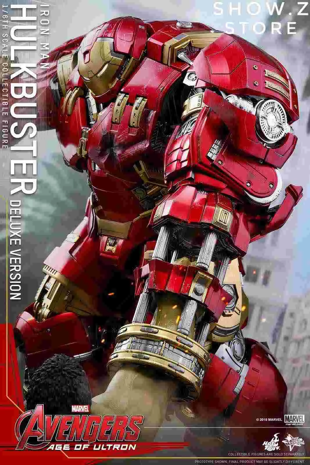 Hot Toys HT 1/6 Iron Man Mark XLIV MK44 MMS510 Hulkbuster Deluxe Version Avengers: Age Of Ultron Collectible Figure 6 Hot Toys HT 1/6 Iron Man Mark XLIV MK44 MMS510 Hulkbuster Deluxe Version Avengers: Age Of Ultron Collectible Figure - Image 4