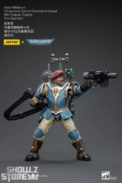 JoyToy Source 1/18 Warhammer 40K Astra Militarum Tempestus Scions Command Squad 55th Kappic Eagles Vox Operator -Action Figures Store 4ca9f0a198