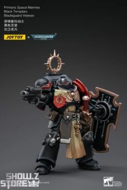 JoyToy Source 1/18 Warhammer 40K Black Templars Bladeguard Veteran -Action Figures Store 4d2fb52d36