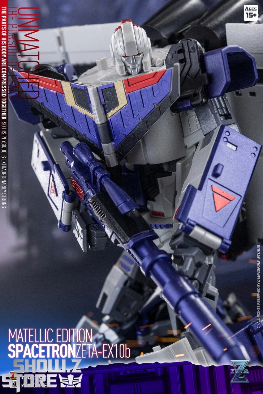 Zeta Toys EX-10B Spacetron Astrotrain Metallic Version 11 Zeta Toys EX-10B Spacetron Astrotrain Metallic Version - Image 9