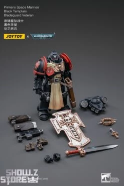 JoyToy Source 1/18 Warhammer 40K Black Templars Bladeguard Veteran -Action Figures Store 50e45d9929